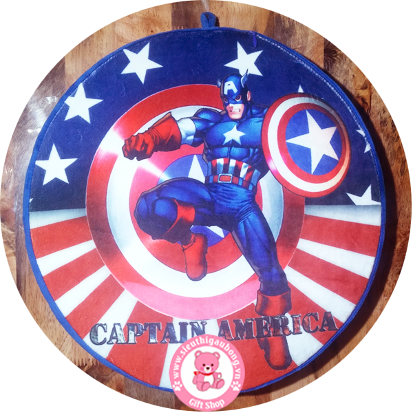 Nệm Ngồi 3D - Captain American